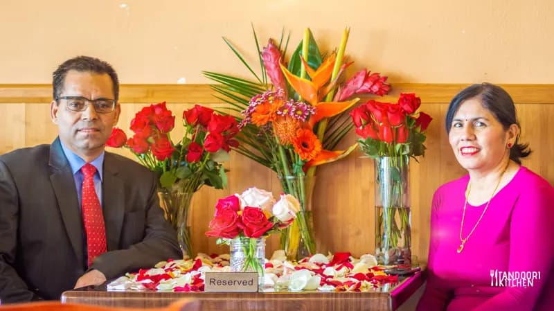 Valentine's Day celebration at Tandoori Kitchen
